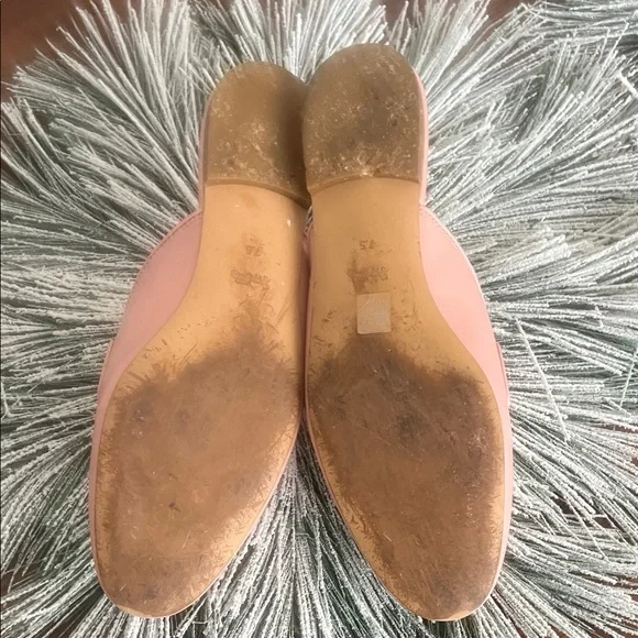 Pink Loafers with Gold Accent - Picture 8 of 12